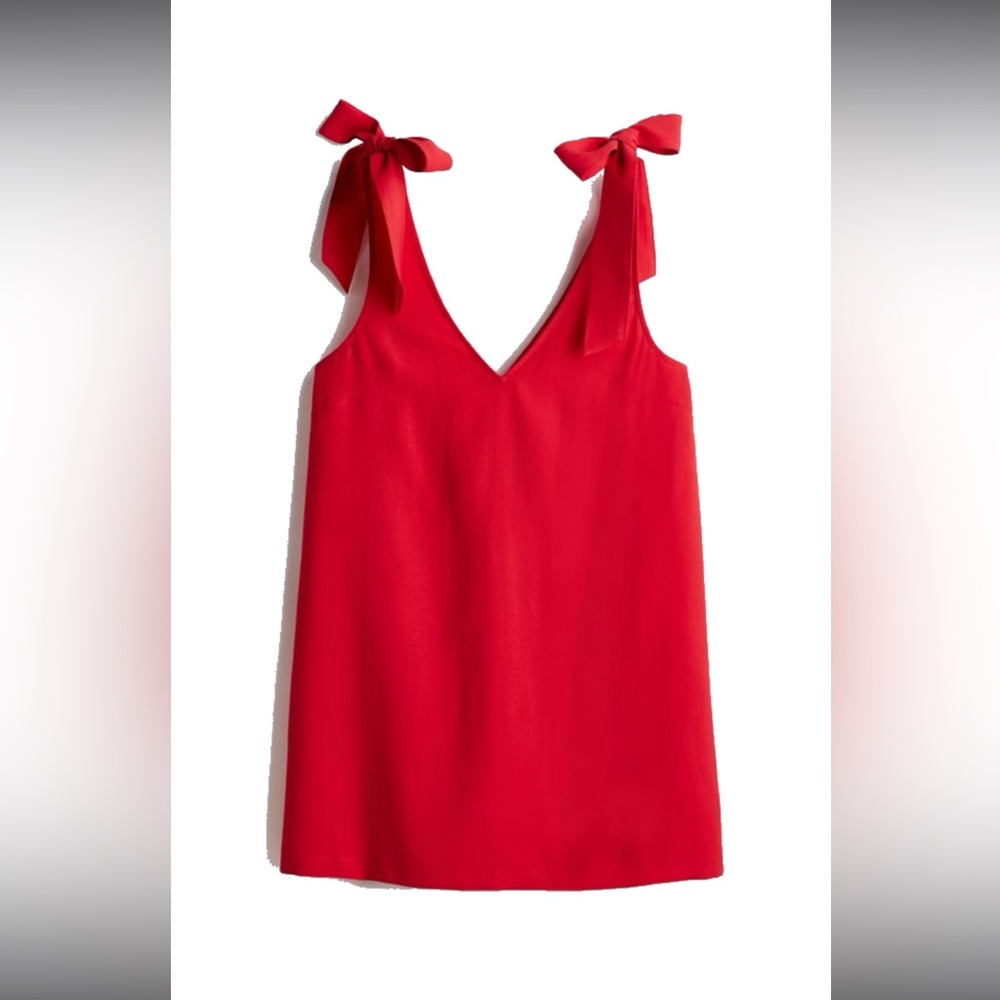 Elegant Red Sleeveless dress